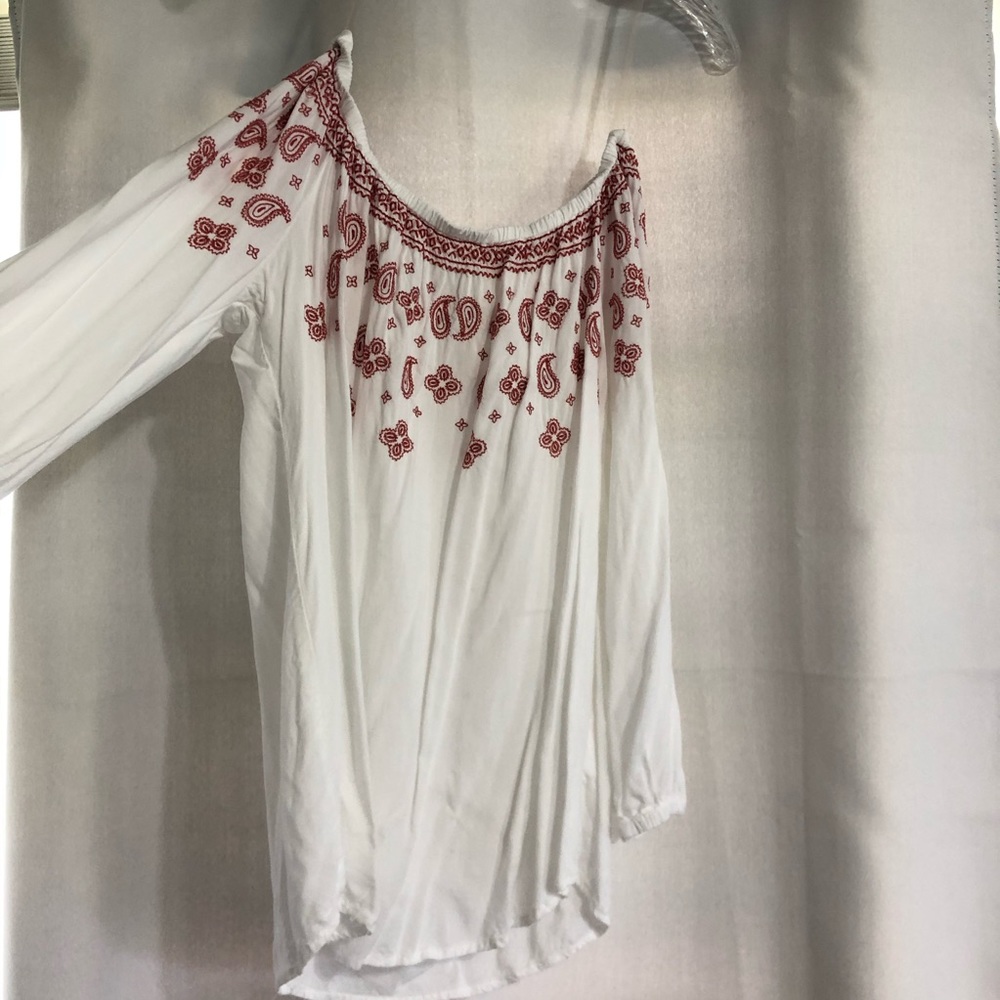 St. John’s Bay Off the shoulder long sleeve